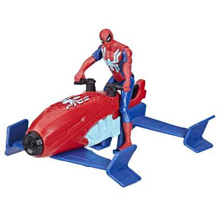 SPIDERMAN SET VEHICUL HYDRO JET SI FIGURINA SPIDER MAN 10CM [1]