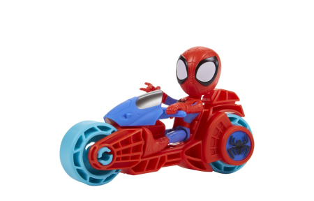 SPIDEY PRIETENII EXTRAORDINARI SET MOTOCICLETA SI FIGURINA SPIDEY 10CM [6]