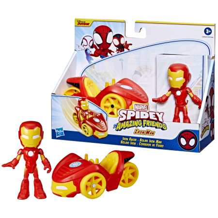 SPIDEY PRIETENII EXTRAORDINARI SET VEHICUL SI FIGURINA IRON MAN [8]