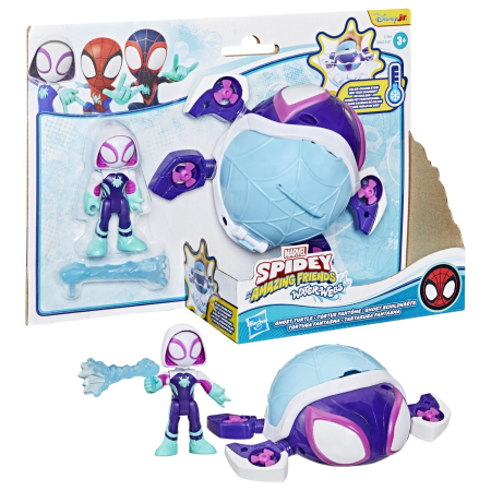 SPIDEY SI PRIETENII LUI UIMITORI MARVEL SET FIGURINA 7.6CM SI SUBMARINUL TESTOASA FANTOMA [8]