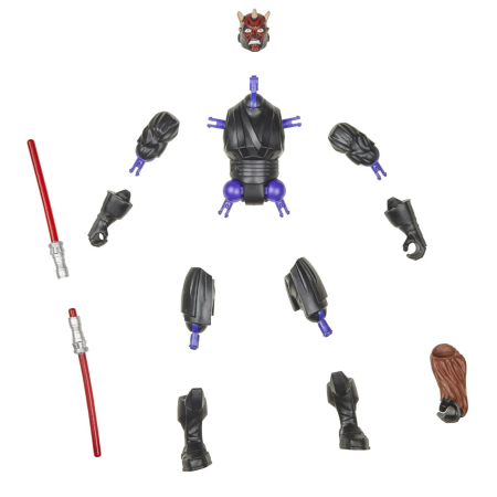 STAR WARS MIX MASHERS SET FIGURINA DARTH MAUL 12CM SI ACCESORII [6]