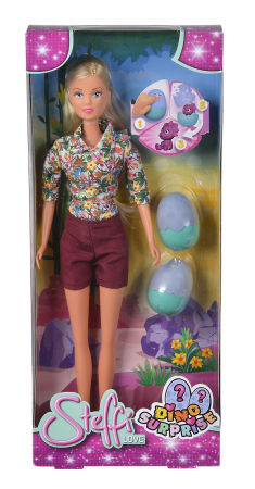 Papusi, plusuri, zane si figurine - STEFFI LOVE PAPUSA STEFFI DESCOPERA DINOZAURII