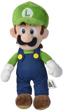 Papusi, plusuri, zane si figurine - SUPER MARIO PLUS LUIGI 30CM