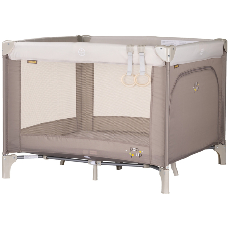 Patut bebe - Tarc de joaca pliabil Chipolino Pop Up Bear beige