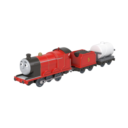 THOMAS LOCOMOTIVA MOTORIZATA CLASIC JAMES CU 2 VAGOANE [1]