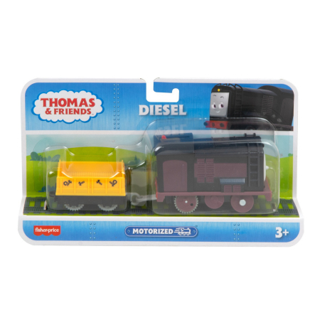 Masinute si trenulete - THOMAS LOCOMOTIVA MOTORIZATA DIESEL CU VAGON