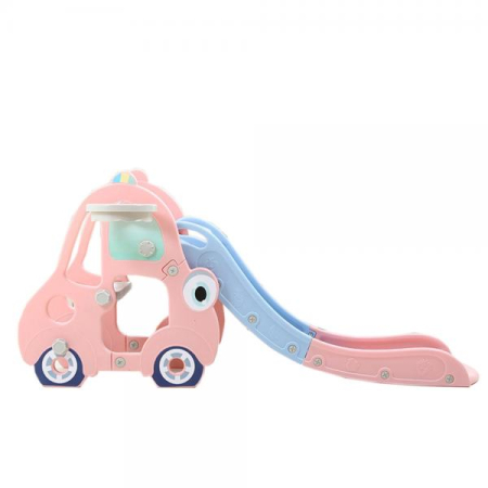 Jucarii - Tobogan MyKids masina cu cos de baschet OM002 Roz