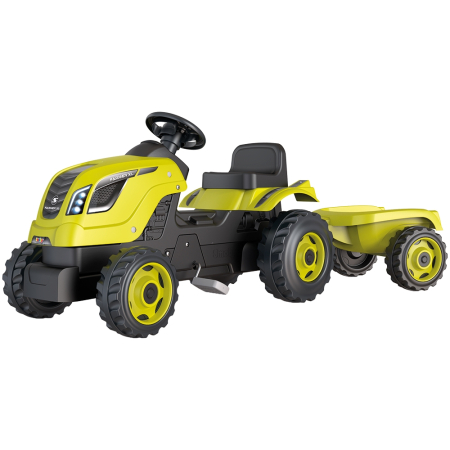 Noutati - Tractor cu pedale si remorca Smoby Farmer XL verde