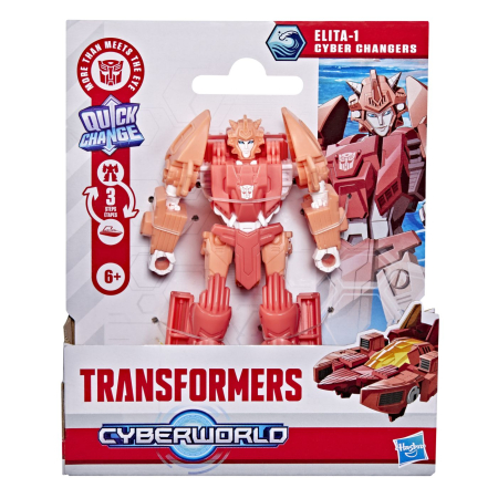 Roboti - TRANSFORMERS CYBERWORLD ROBOT ELITA 1 CONVERTIBIL 10CM