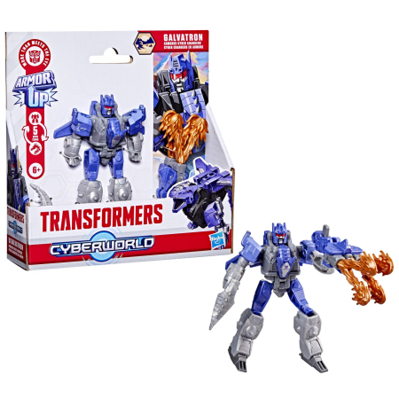 TRANSFORMERS CYBERWORLD ROBOT GALVATRON BLINDAT TRANSFORMABIL [1]