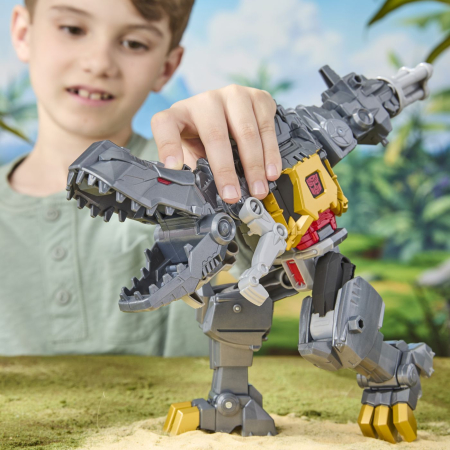 TRANSFORMERS CYBERWORLD ROBOT GRIMLOCK TRANSFORMABIL IN DINOZAUR [2]