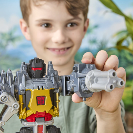 TRANSFORMERS CYBERWORLD ROBOT GRIMLOCK TRANSFORMABIL IN DINOZAUR [3]