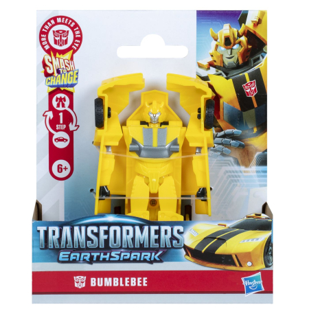 Figurine - TRANSFORMERS EARTHSPARK FIGURINA BUMBLEBEE 1 STEP SMASH TO CHANGE