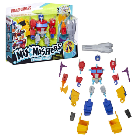 TRANSFORMERS MIX MASHERS SET FIGURINA OPTIMUS PRIME 12CM SI ACCESORII [8]