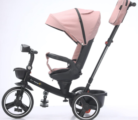 Tricicleta cu scaun reversibil, 6-36 luni, cu pozitie de somn, roata cauciuc, cu lumini si muzica, [2]