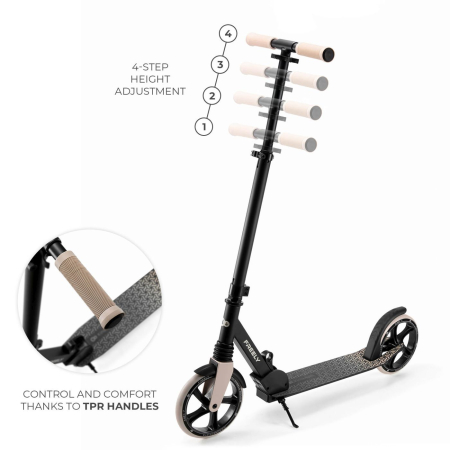 TROTINETA KINDERKRAFT FREELY,  BEIGE [3]