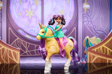 UNICORN ACADEMY SET PAPUSA AVA SI UNICORNUL LEAF PLANTA MAGICA [8]