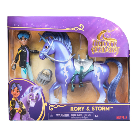 Noutati - UNICORN ACADEMY SET PAPUSA RORY SI UNICORNUL STORM CU ACCESORII