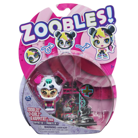 Figurine - ZOOBLES Z-GIRLZ FIGURINA DE TRANSFORMARE FETITA CATELUSA