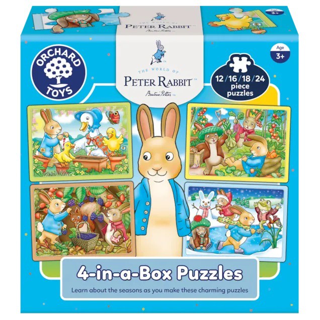 Cutie puzzle x 4 Peter Rabbit [1]