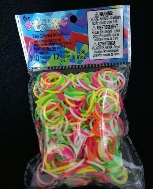 Elastice Rainbow Loom - Neon Mix Duo - 300 buc. [1]