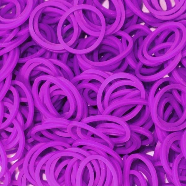 Elastice Rainbow Loom - Neon Mov - 300 buc. [1]