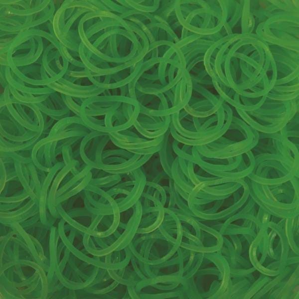 Elastice Rainbow Loom - Neon Verde - 300 buc. [1]