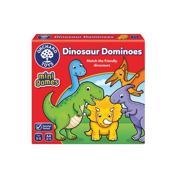Joc educativ Domino Dinozauri DINOSAUR DOMINOES [1]