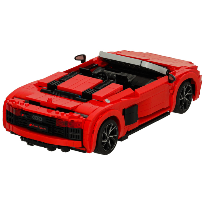 Masina Audi R8 Spyder Rastar 1:14 din piese de constructie – 1440 piese [5]