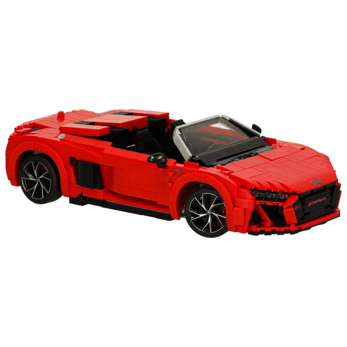 Masina Audi R8 Spyder Rastar 1:14 din piese de constructie – 1440 piese [2]