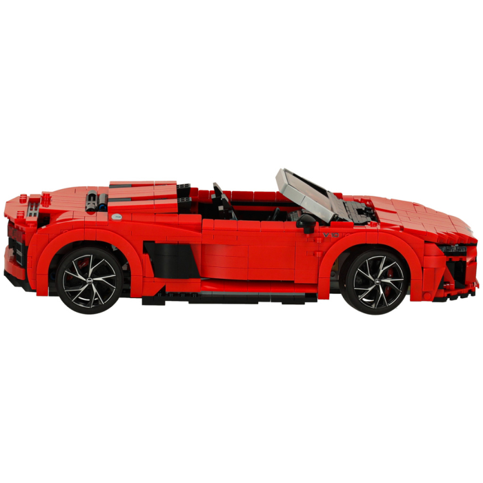 Masina Audi R8 Spyder Rastar 1:14 din piese de constructie – 1440 piese [3]