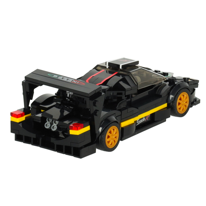 Masina Pagani Zonda R Rastar 1:28 din piese de constructie – 387 piese [5]