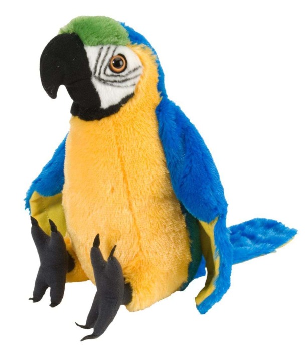 Papagal Macaw Galben - Jucarie Plus Wild Republic 30 cm [1]
