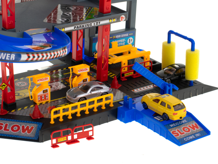 Parcare auto etajată cu stație de benzină și spălătorie auto [8]