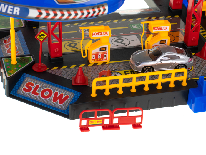 Parcare auto etajată cu stație de benzină și spălătorie auto [7]