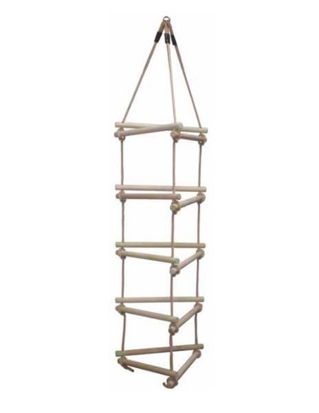 Scara din franghie cu mai multe laturi Cu 3 laturi [1]