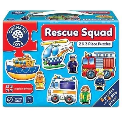 Set 6 puzzle Echipa de salvare (2 si 3 piese) RESCUE SQUAD [1]