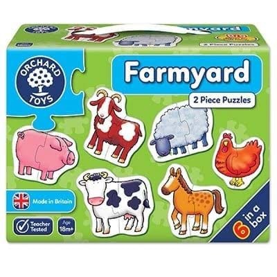 Set 6 puzzle Ferma (2 piese) FARMYARD [1]