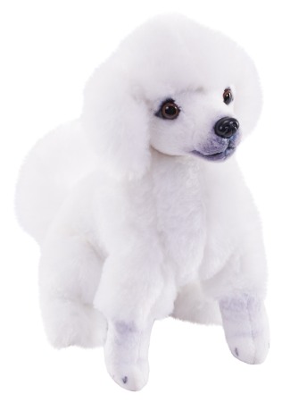 Jucării de pluș - Caine de salvare cu sunet PUDEL - Jucarie Plus Wild Republic 14 cm