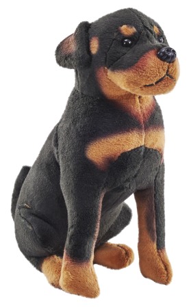 Jucării de pluș - Caine de salvare cu sunet ROTTWEILER - Jucarie Plus Wild Republic 14 cm