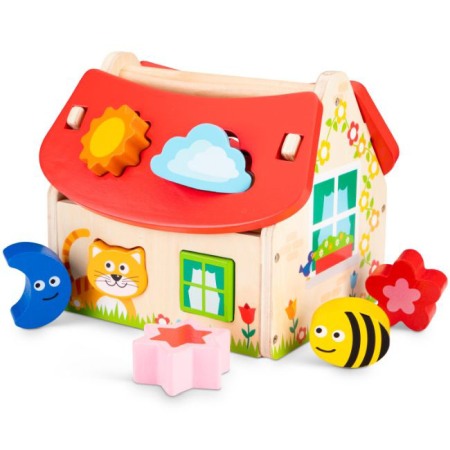 Casuta Shape Sorter cu forme