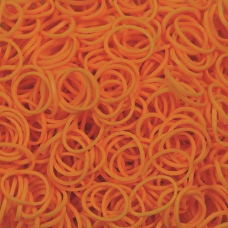 Elastice Rainbow Loom - Elastice Rainbow Loom - Neon Portocaliu - 300 buc.