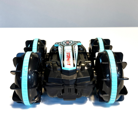 Mașinuță Amphibious Stunt Car cu telecomandă, controlată prin gesturi, 4x4, rotație 360°, 2.4GHz, 3.7V [1]