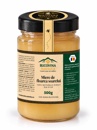 Darurile stupului - Miere de floarea soarelui 500g