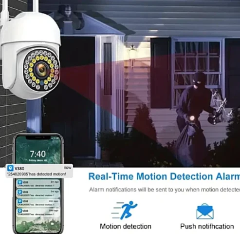 Cameră de Supraveghere Jortan  WiFi HD cu Viziune Infraroșu și Protecție Avansată IP66 [7]