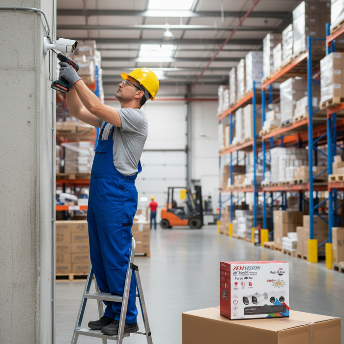 Kit Supraveghere Video Zexivision Turbo HD 5MP Full-Color 4K, Audio, HDMI, Alarmă Integrată, Vizualizare în Timp Real [3]