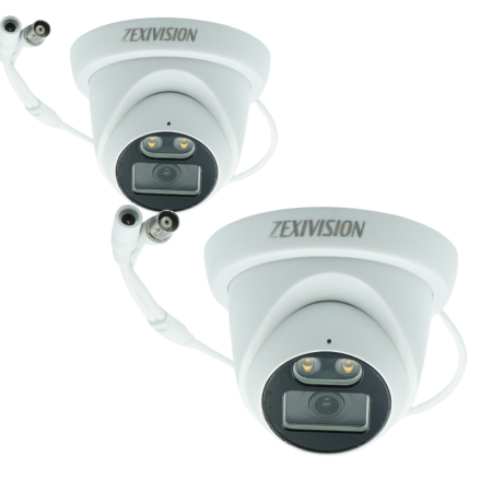 Kit Supraveghere Video Zexivision Turbo HD 5MP Full-Color 4K, Audio, HDMI, Alarmă Integrată, Vizualizare în Timp Real [12]