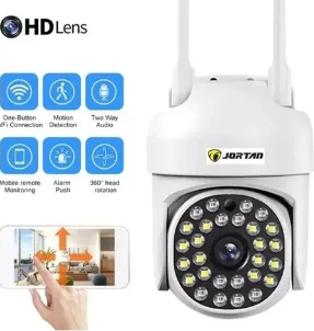 Pachet 2 x Cameră de Supraveghere Jortan 8161QJ, 28 LED-uri, WiFi, HD, Viziune Nocturnă cu Infraroșu și Protecție IP66, Transmisie Live pe Telefon [2]