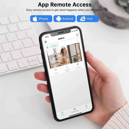 Pachet 4 x Cameră de Supraveghere Jortan 8161QJ WiFi HD cu Viziune Infraroșu și Protecție Avansată IP66 [3]