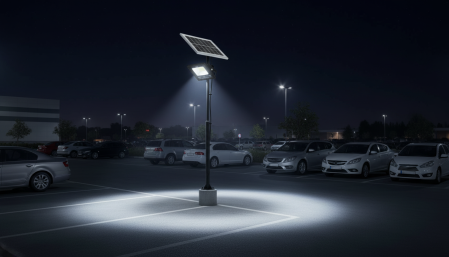 Set 2 x Proiector LED INNOVA 400W Cu Panou Solar si telecomanda, IP66 + Cadou Surpriza [8]